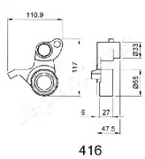 Фото BE416 Натяжитель JAPANPARTS {forloop.counter}}