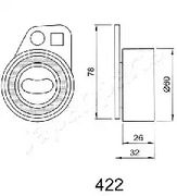 Фото BE422 Натяжитель JAPANPARTS {forloop.counter}}