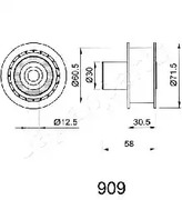 Фото BE909 Натяжитель JAPANPARTS {forloop.counter}}