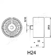 Фото BE-H24 Натяжитель JapanParts {forloop.counter}}