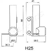 Фото BE-H25 Амортизатор JapanParts {forloop.counter}}