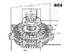 Фото VC804 Сцепление JAPANPARTS {forloop.counter}}