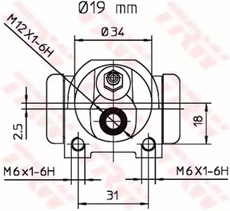 Фото BWD126 Цилиндр TRW {forloop.counter}}