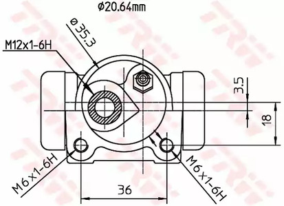 Фото BWF152 Цилиндр TRW {forloop.counter}}