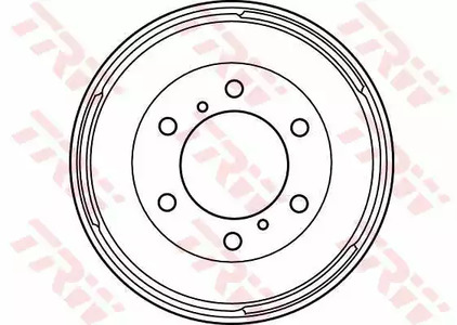 Фото DB4141 Тормозный барабан TRW {forloop.counter}}