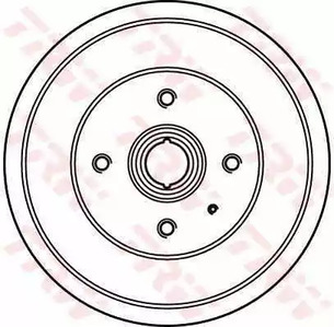 Фото DB4247 Тормозный барабан TRW {forloop.counter}}