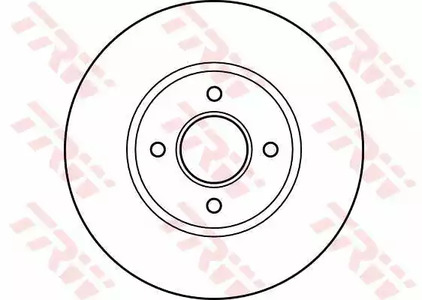 Фото DF2630 Тормозной диск TRW {forloop.counter}}
