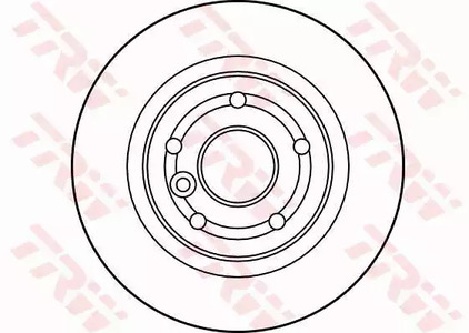Фото DF2791S Тормозной диск TRW {forloop.counter}}