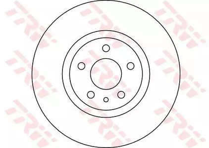 Фото DF4025 Тормозной диск TRW {forloop.counter}}