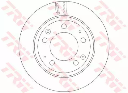Фото DF6280S Тормозной диск TRW {forloop.counter}}