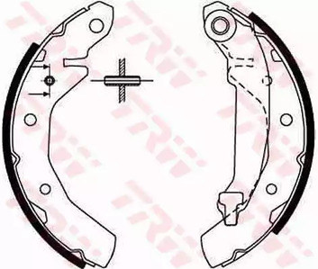 Фото GS8646 Комлект тормозных накладок TRW {forloop.counter}}