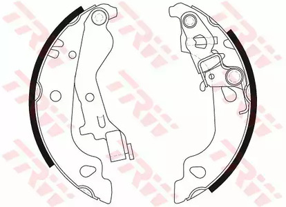 Фото GS8686 Комлект тормозных накладок TRW {forloop.counter}}