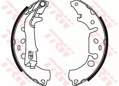 Фото GS8719 Комлект тормозных накладок TRW {forloop.counter}}