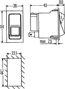 Фото 6GM004570221 Переключатель HELLA {forloop.counter}}