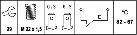 Фото 6ZT007800011 Переключатель HELLA {forloop.counter}}