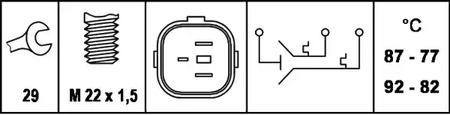 Фото 6ZT007837071 Переключатель Hella {forloop.counter}}