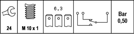 Фото 6DL003262091 Переключатель HELLA {forloop.counter}}