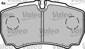 Фото 541702 Комплект тормозных колодок VALEO {forloop.counter}}