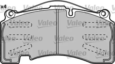 Фото 541720 Комплект тормозных колодок VALEO {forloop.counter}}