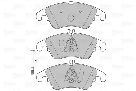 Фото 601388 Комплект тормозных колодок VALEO {forloop.counter}}