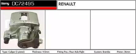 Фото DC72495 Тормозной суппорт REMY {forloop.counter}}