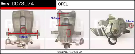 Фото DC73074 Тормозной суппорт REMY {forloop.counter}}