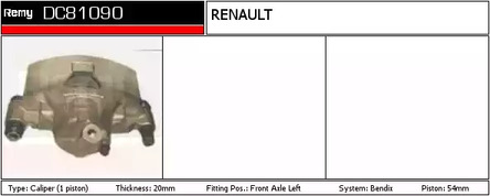 Фото DC81090 Тормозной суппорт REMY {forloop.counter}}