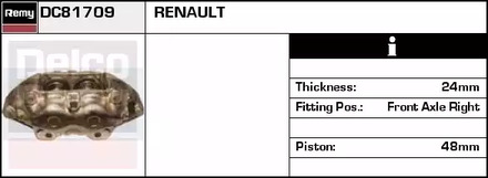 Фото DC81709 Тормозной суппорт REMY {forloop.counter}}