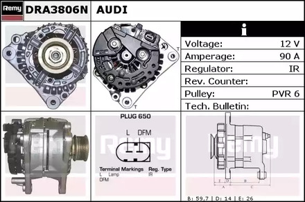 Фото DRA3806N Генератор REMY {forloop.counter}}