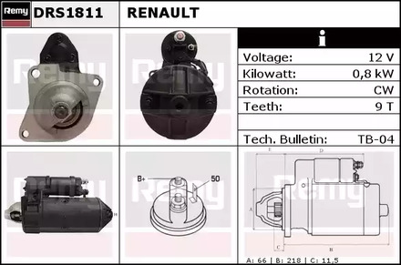 Фото DRS1811 Стартер REMY {forloop.counter}}