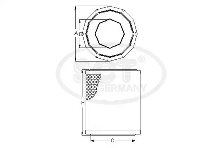 Фото SB 247 Фильтр SCT Germany {forloop.counter}}