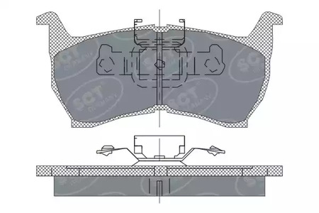 Фото SP147PR Комплект тормозных колодок SCT GERMANY {forloop.counter}}
