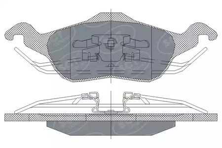 Фото SP237PR Комплект тормозных колодок SCT GERMANY {forloop.counter}}