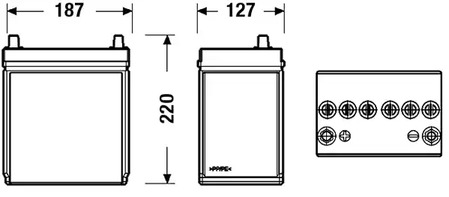 Фото EB357 Аккумулятор EXIDE {forloop.counter}}