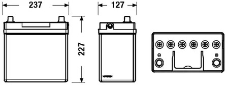 Фото EB454 Аккумулятор EXIDE {forloop.counter}}