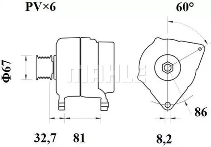 Фото MG15 Генератор MAHLE ORIGINAL {forloop.counter}}