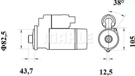 Фото MS432 Стартер MAHLE ORIGINAL {forloop.counter}}