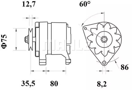 Фото MG207 Генератор MAHLE ORIGINAL {forloop.counter}}