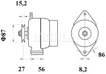 Фото MG251 Генератор MAHLE ORIGINAL {forloop.counter}}