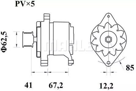 Фото MG361 Генератор MAHLE ORIGINAL {forloop.counter}}