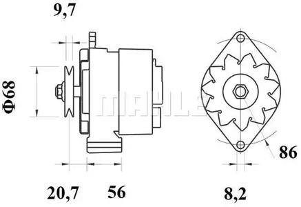 Фото MG396 Генератор MAHLE ORIGINAL {forloop.counter}}