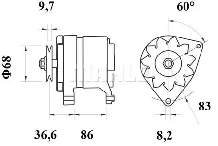 Фото MG427 Генератор MAHLE ORIGINAL {forloop.counter}}