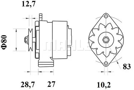 Фото MG462 Генератор MAHLE ORIGINAL {forloop.counter}}