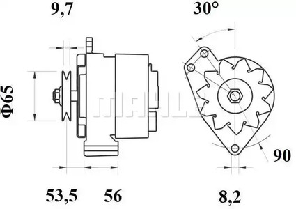 Фото MG533 Генератор MAHLE ORIGINAL {forloop.counter}}