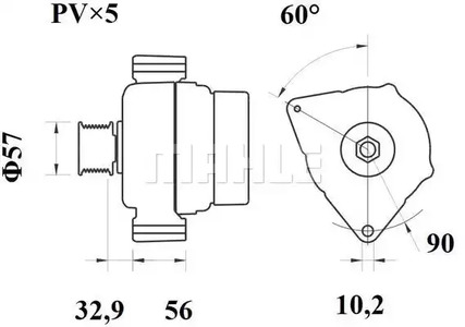 Фото MG48 Генератор MAHLE ORIGINAL {forloop.counter}}