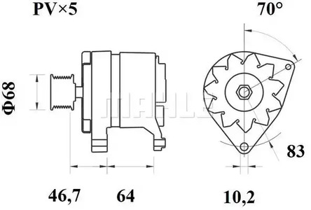 Фото MG49 Генератор MAHLE ORIGINAL {forloop.counter}}