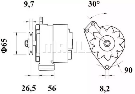 Фото MG185 Генератор MAHLE ORIGINAL {forloop.counter}}