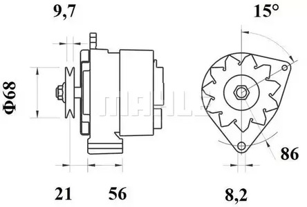 Фото MG187 Генератор MAHLE ORIGINAL {forloop.counter}}