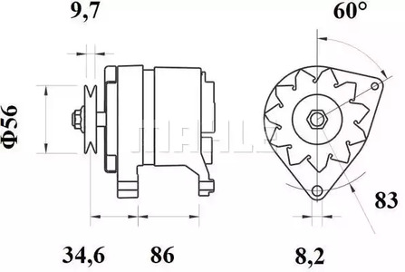 Фото MG196 Генератор MAHLE ORIGINAL {forloop.counter}}