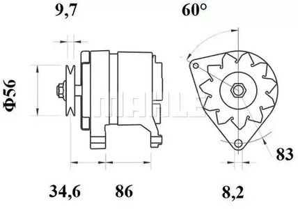 Фото MG197 Генератор MAHLE ORIGINAL {forloop.counter}}